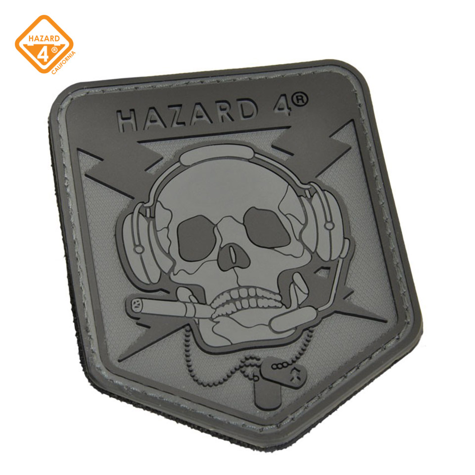 Operator Skull Patch - rubber velcro patch