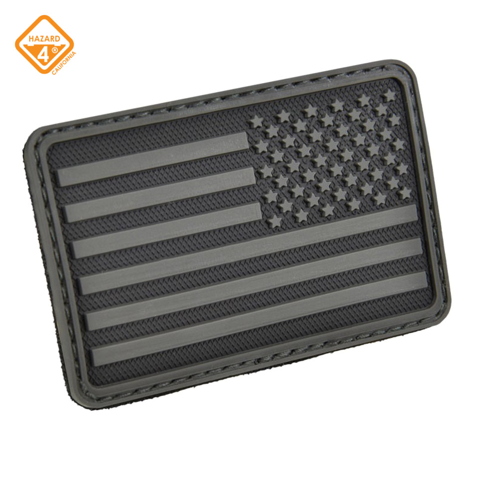 USA Flag (Right Arm) Rubber Velcro Patch