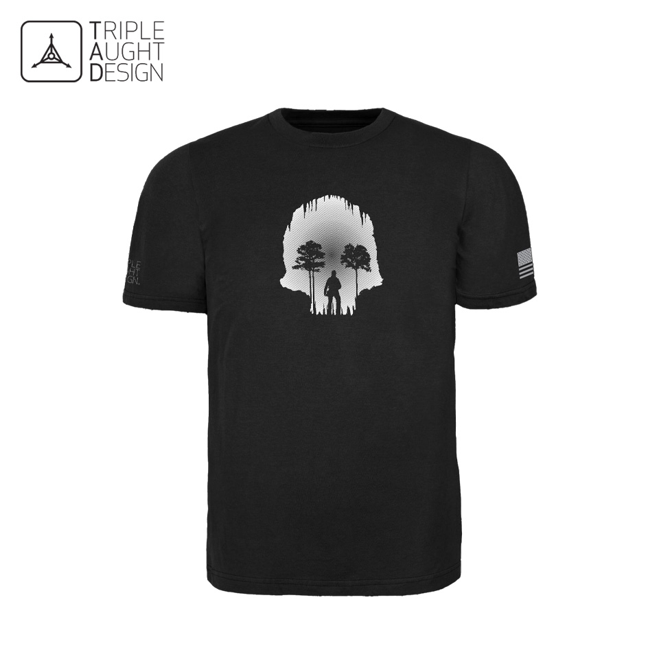 Skull Cave T-Shirt Black