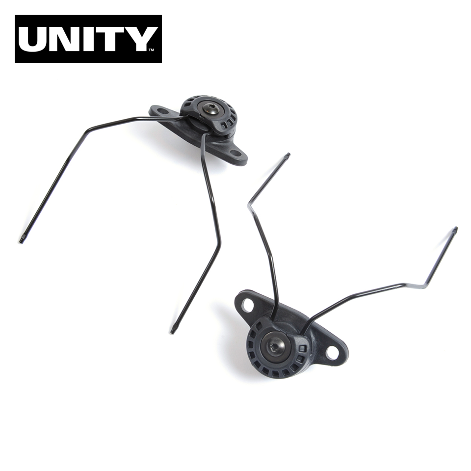 Unity Tactical MARK Adapters (Gen 2) - Black/FDE - Amp - Helmet Mount Only - No Ops Core Hardware