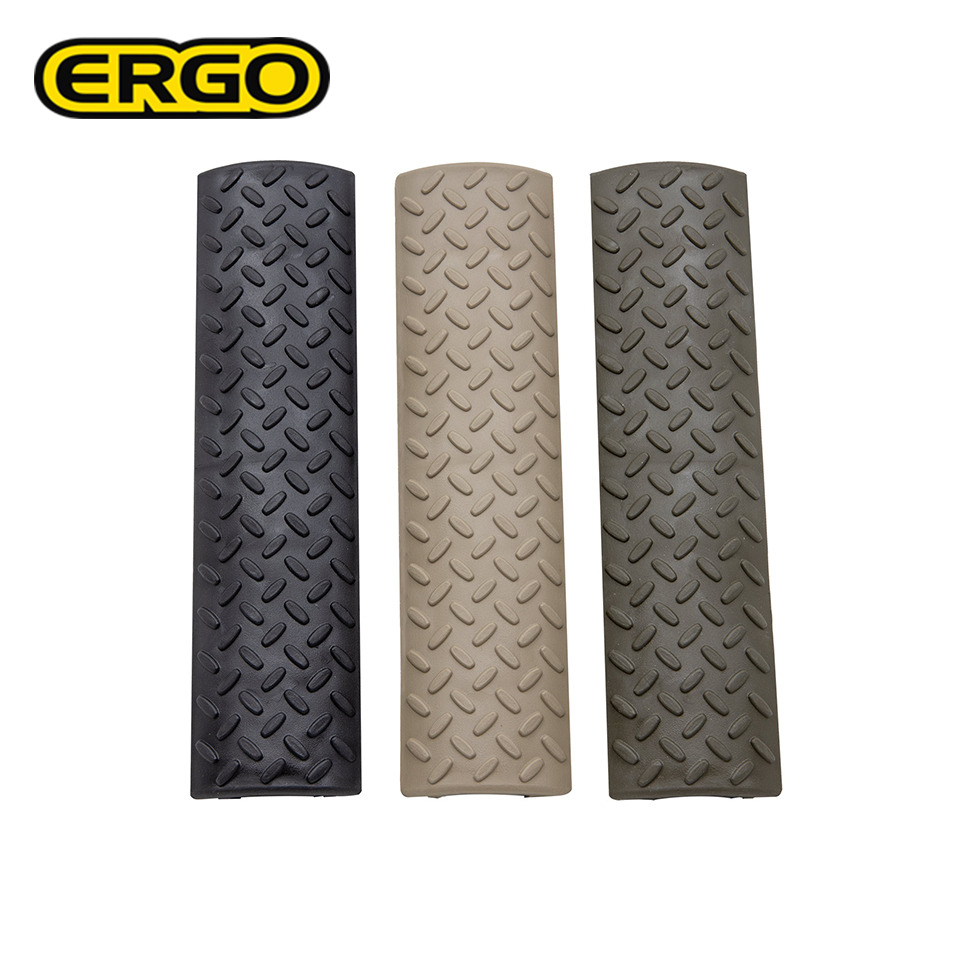 ERGO 15-SLOT DIAMOND PLATE FULL RAIL COVERS - 3 PACK