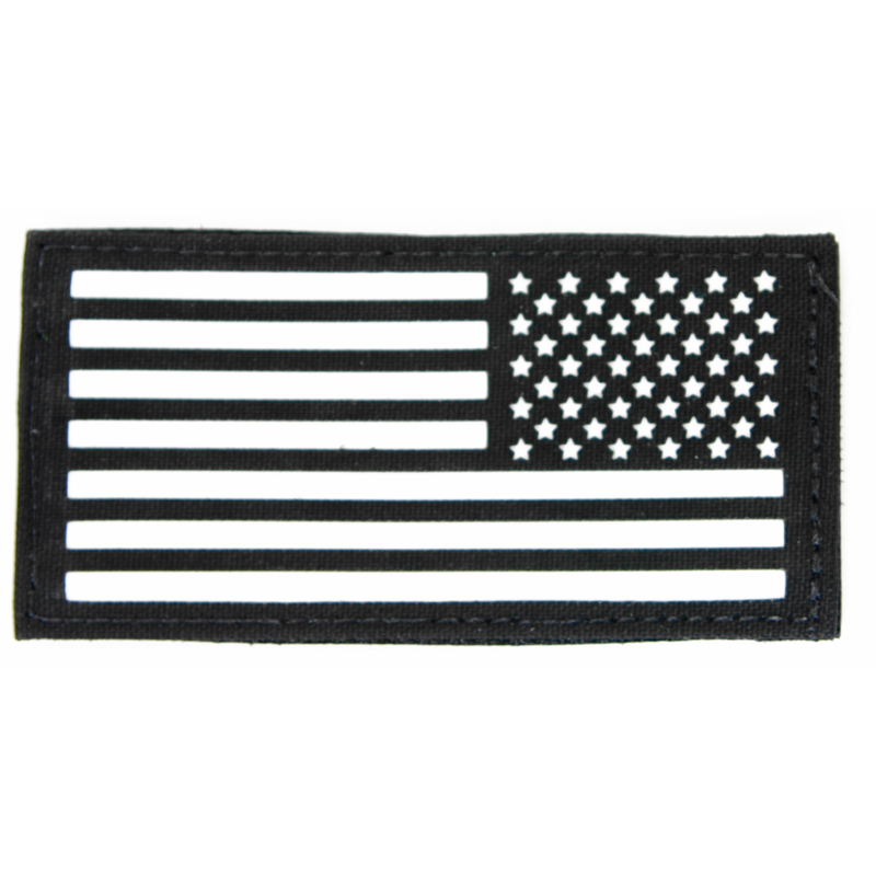 Cell Tag IFF Patch 2.x4" American Flag Reverse